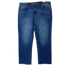 Eddie Bauer Men&#39;s 38 x 30 Relaxed Straight Leg Blue Jeans (42x31 Actual ... - £17.69 GBP