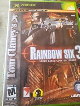 Tom Clancy&#39;s Rainbow Six 3 (Microsoft Xbox, 2003) Case and manual only - £5.42 GBP