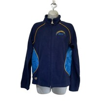 reebok team apparel NFL  Chargers Football fleece Full Zip jacket Size M - £19.34 GBP