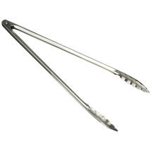 Winco Coiled Spring Heavyweight Stainless Steel Utility Tong, 16-Inch - £18.04 GBP