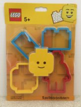 lego 5 Piece cookie cutter Set, New In Package - £10.16 GBP
