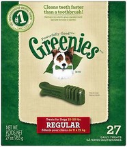 Greenies Dog Dental Treats Regular Original 1ea/27 oz, 27 ct - £54.56 GBP