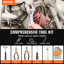 VEVOR Tool Kit, 132 Piece General Household Hand Tool Set, Home Repairing Tool K - £19.70 GBP