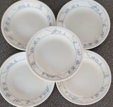 Vintage ~ Set of 5 ~ Corelle By Corning ~ FIRST OF SPRING--Bread &amp; Butte... - £23.50 GBP