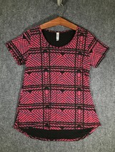 LulaRoe Colorful Medium T Shirt Womens Cute Top Soft Stretch Tee Summer ... - £9.14 GBP