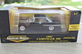 Ertl 1957 Chrysler 300 Black Diecast Car 1/43 #32127 MINT LB - £19.33 GBP