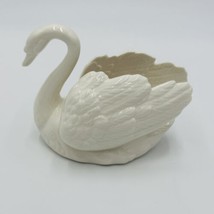 Goebel Swan Planter Figurine West Germany Ceramic Glossy ZV 103/IV Vintage Decor - £30.85 GBP