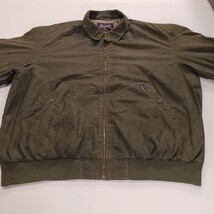 Faconnable Jacket Men's Green Full Zip Bomber Jacket Water Resistant Sz LL (2XL) image 13