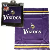 NFL Minnesota Vikings Football Official Microfiber Sunglasses Cleaning Cloth - £6.15 GBP