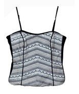 White House Black Market Womens Size 10 Aztec Print Bustier Top Business... - €21,37 EUR