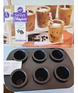 Wilton Sweet Shooters Cookie Shot Glass Pan Set 6 Cavity Baking Pan Comp... - $23.36