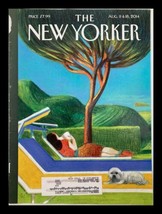 COVER ONLY The New Yorker August 11 2014 Theme Cover Siesta by Lorenzo Mattotti - £7.47 GBP