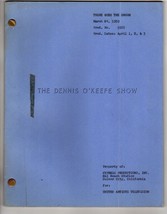 *The Dennis O&#39;keefe Show - There Goes The Groom Revised Script March 24, 1959 - £119.90 GBP