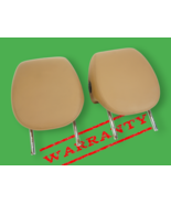 2003-2004 porsche cayenne front right left seat headrest head rest pair 2 - $2,181.35 MXN