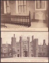 Hampton Court Palace Ghost &amp; Entrance Gateway (2) Antique UK Postcards - £13.72 GBP