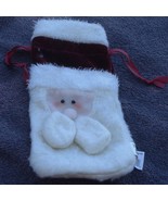 Little Velvety Christmas Gift Bag - Draw String Closure - VGC - FOR GIFT... - €5,08 EUR