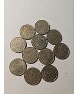 9 x Old 5 Krone DENMARK 1960 - 70s FREDERIK IX &amp; 5 krone Margarethe 1977... - $88.62 CAD