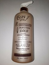 Easy Glow Strong Whitening injection Gold Exfoliating Scrub Shower Gel.1... - $47.99