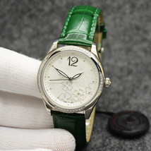 Quartz Watch Fine Steel Case Calf Leather Strap L Butterfly Women&#39;s Quar... - £82.39 GBP