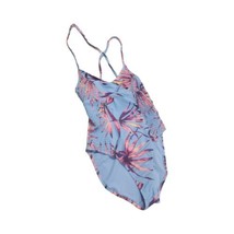 Jessica Simpson Womens One Piece Swimsuit Color Blue/Multi Size Small - £37.78 GBP