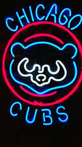 Chicago Cubs Baseball Neon Sign 16&quot;x13&quot; - £110.97 GBP