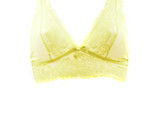 L&#39;AGENT BY AGENT PROVOCATEUR Womens Bralette Elegant Lace Yellow Size S - $29.09