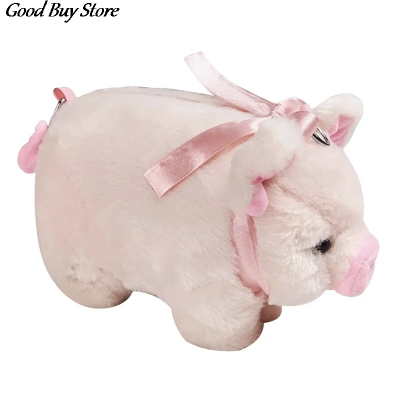 Lovely Shoulder Bag Pig Handbags Women Fashion Animal  Bags Plush Stuffed Soft P - £52.26 GBP