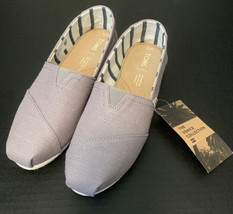 TOMS Morning Dove Gray Heritage Canvas Women’s Classic Shoe US 7.5 UK 5.5 EU 38 - £37.82 GBP