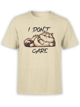 FANTUCCI Cats Collection | I Don&#39;t Care T-Shirt | 100% Cotton - $21.99+