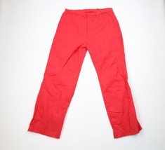 Vtg 70s Streetwear Mens Large Distressed Blank Wide Leg Windbreaker Pant... - $34.60