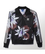 New Adidas Originals Lotus Print Track Jacket Floral Superstar Hoodie AC... - $129.99