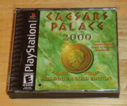 Caesar&#39;s Palace 2000 Sony PlayStation 1 PS1 PSX Vegas Casino Video Game Complete - £6.25 GBP