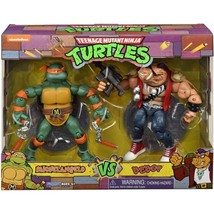 Teenage Mutant Ninja Turtles (TMNT) Classic Collection Mikey Vs Bebop 15cm NEW - £35.34 GBP