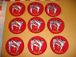 Martial arts patch set 9 patches vintage - $19.79