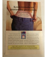 1995 Kotex Personals Vintage Print Ad pa11 - $7.91