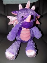 Scentsy Buddy SNAP THE DRAGON Purple Stuffed Animal Plush Retired Scent Pak - £29.66 GBP