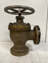 Bronze Angle Valve 2 1/2 Derbyshire 350 - $285.08