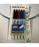 2005 VIS-A-VIS Wet Erase Pens Markers 5 Fine Point Overhead Projector NI... - $8.59