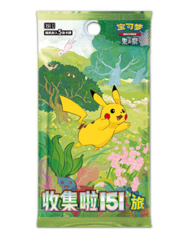 Pokemon TCG Chinese Collect 151 Journey Slim Booster Box 151C Sealed HOT