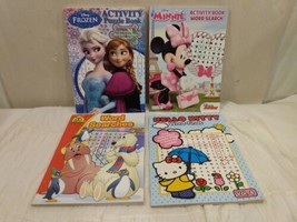 Disney Frozen Minnie Hello Kitty Giant Learning Activity Book 30 Stickers + more - £15.16 GBP