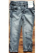 Cat &amp; Jack Brand ~ Girl&#39;s ~ Charcoal Grey Jeans with Pleated Hem ~ Size ... - $20.46 CAD