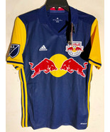 Adidas Youth MLS Jersey NY Red Bulls Team Navy Blue sz XL - £7.78 GBP