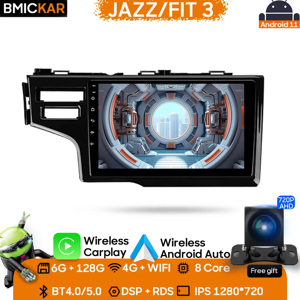 Car Radio Multimedia Video Player Head Unit For Honda Jazz 3 2015 - 2020... - £114.79 GBP+