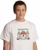 Hagerty Irish Coat of arms tee Shirt in White - $15.63+