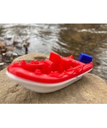 Matchbox Toy Boat White Water Raft Boat Diecast White Red Blue Boys 1:70... - £3.98 GBP