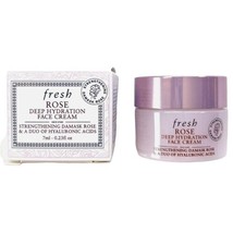 Fresh Rose Deep Hydration Face Cream Strengthening Damask Rose 0.23oz 7mL - £3.42 GBP