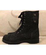 Zadig &amp; Voltaire France Designer Leather Glitter Boots 40 Black Sold Out... - £227.01 GBP