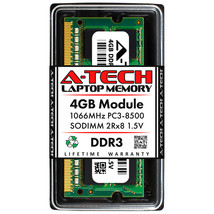 4Gb Ddr3 Pc3-8500 1066Mhz Sodimm (Dell A3761102 Equivalent) Memory Ram - £31.44 GBP