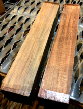 Two Long Kiln Dried Red Quebracho Turning Blanks Lumber Wood 2&quot; X 2&quot; X 24&quot; - £38.88 GBP