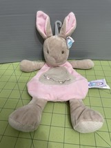 Mary Meyer Baby Itzy Glitzy Easter Bunny Rabbit Lovey Plush Security Bla... - £25.26 GBP